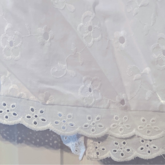 NEW🩷Macy’s  Juniors White Eyelet Summer Dress Size 7/8 - Picture 8 of 8